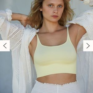 NWT Free People Andi Square Neck Seamless Bra